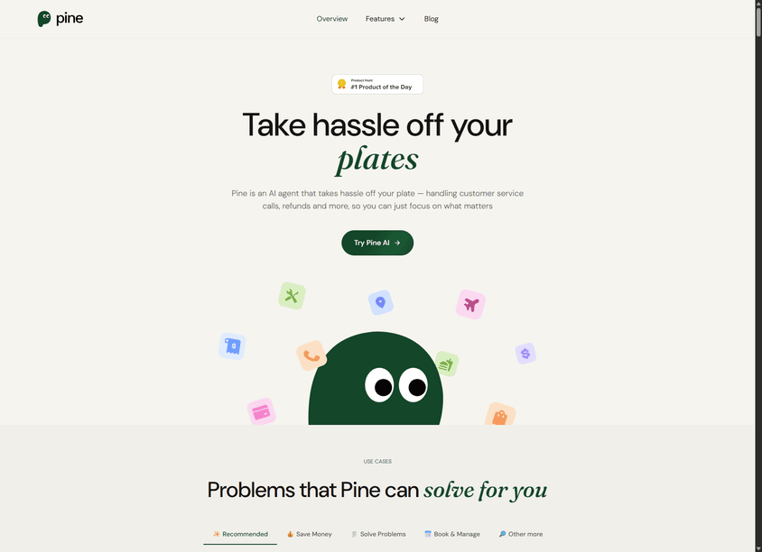 Pine AI screenshot
