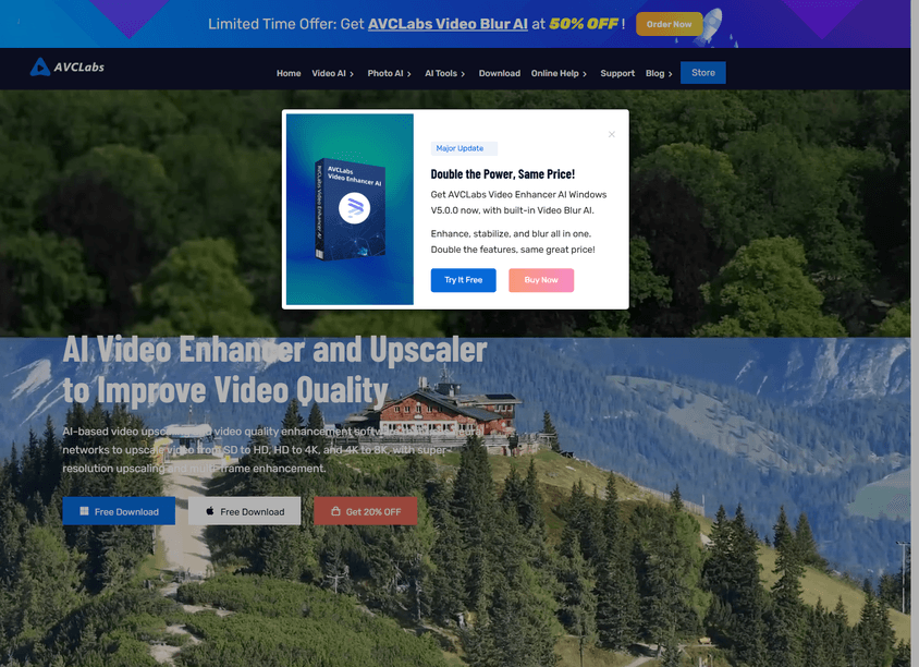AVCLabs Video Enhancer AI screenshot