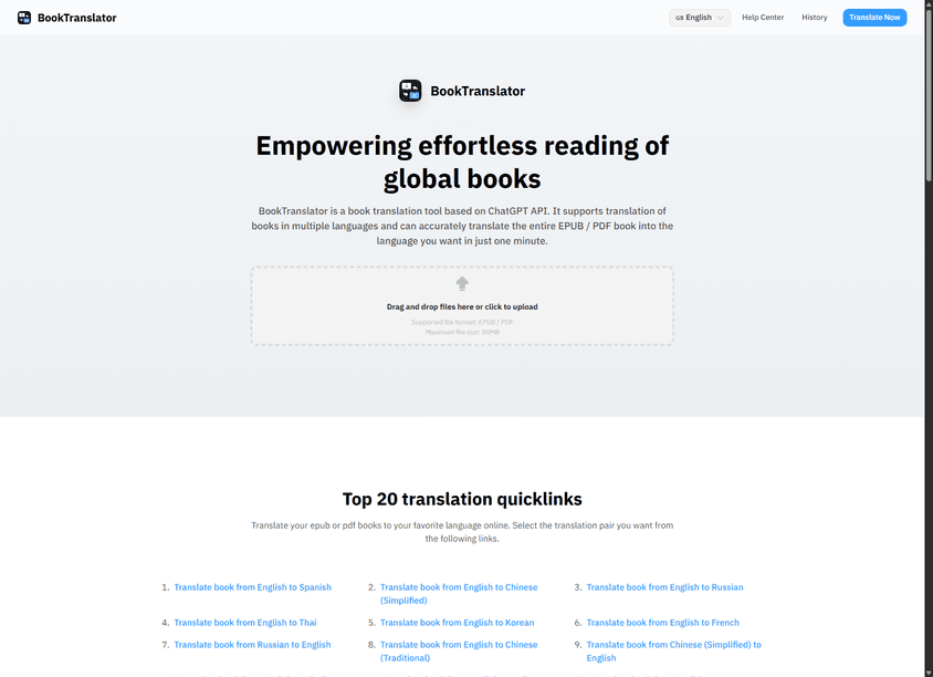 BookTranslator screenshot