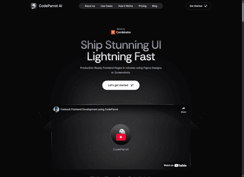 CodeParrot screenshot