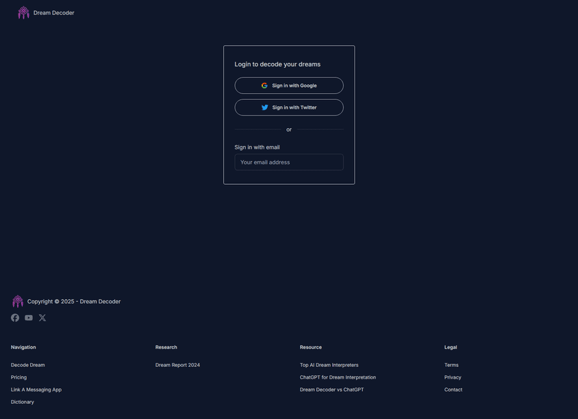 Dream Decoder screenshot