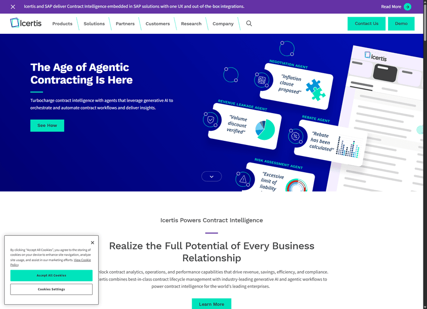 Icertis screenshot