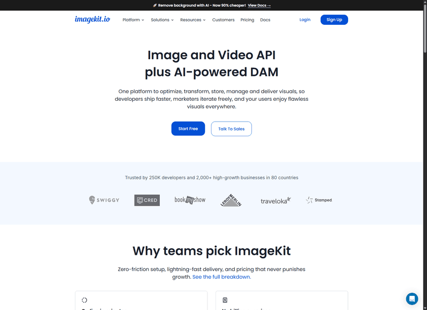 AI Transformations by ImageKit screenshot