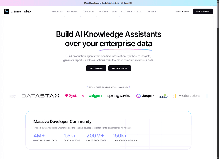 LlamaIndex screenshot