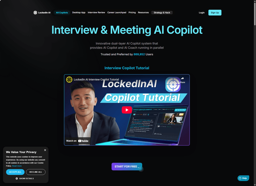 LockedIn AI Interview Copilot screenshot