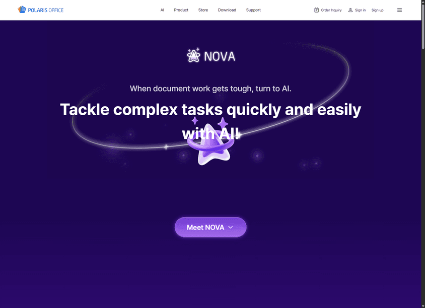 Polaris Office AI screenshot
