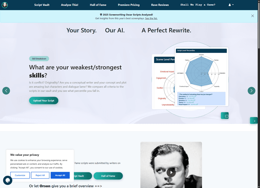 ScriptReader.ai screenshot