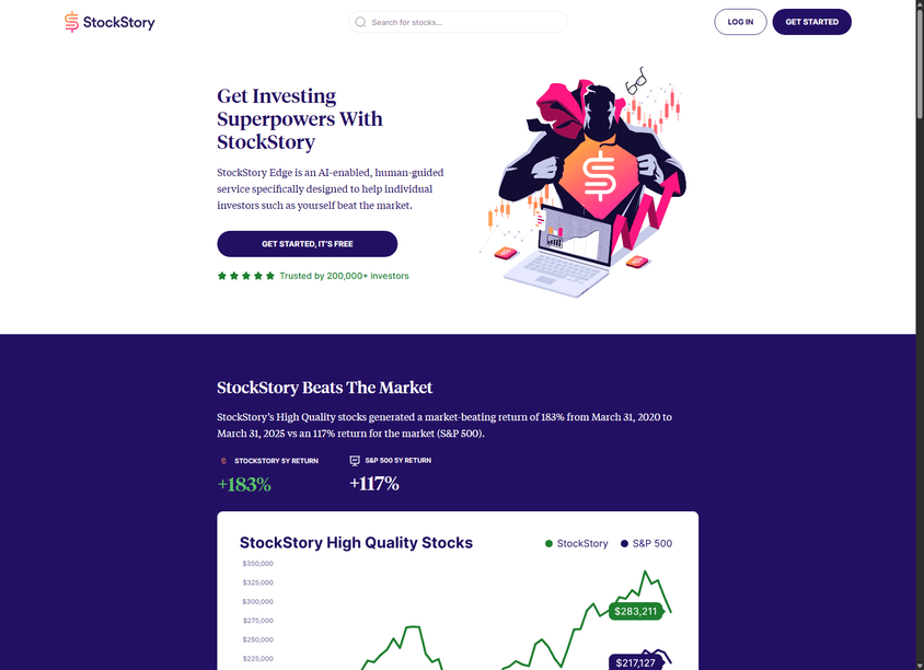 StockStory screenshot