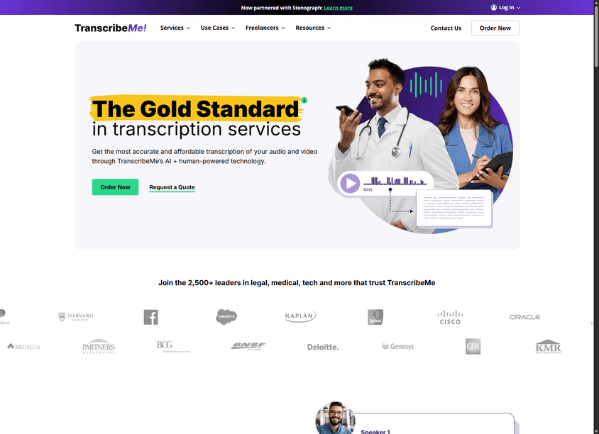 TranscribeMe screenshot