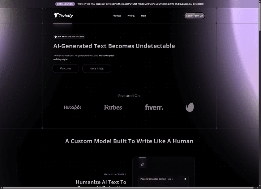 Twixify screenshot