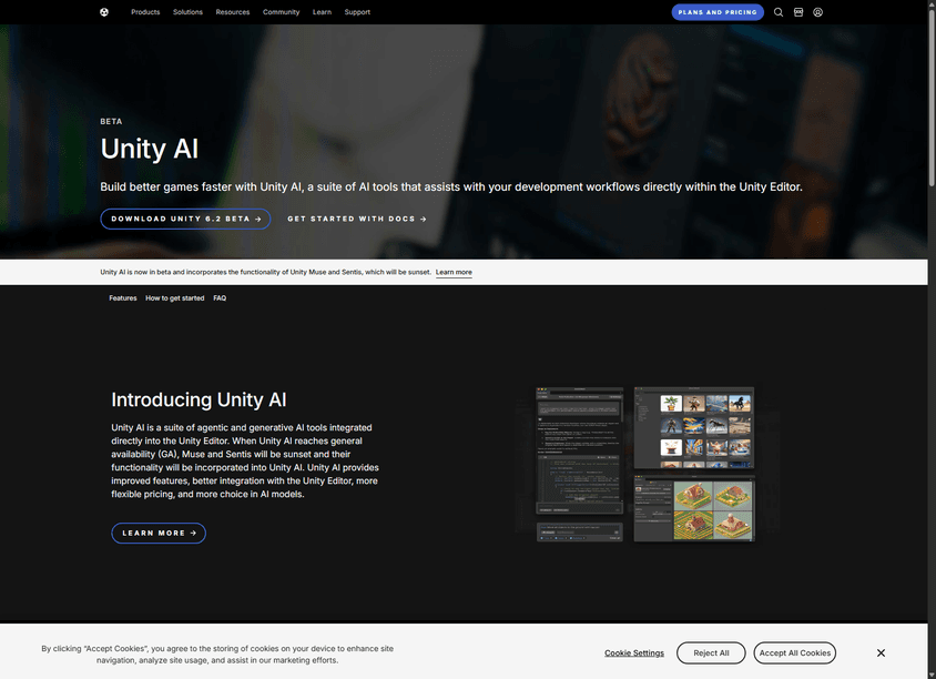 Unity AI screenshot